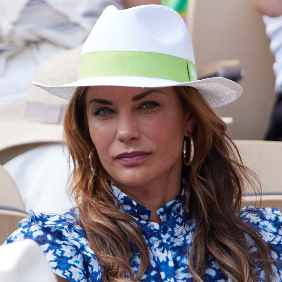 Ariane Brodier en tribunes lors des Internationaux de France de tennis de Roland Garros 2023, à Paris, France, le 8 juin 2023. © Jacovides-Moreau/Bestimage