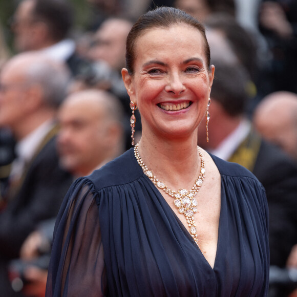 Carole Bouquet - Montée des marches du film " Killers of the flower moon " lors du Festival International du Film de Cannes, au Palais des Festivals à Cannes. © Olivier Borde / Bestimage