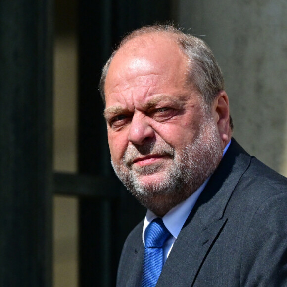 Éric Dupond-Moretti, garde des Sceaux, ministre de la Justice - Arrivées au conseil des ministres au palais présidentiel de l'Elysée à Paris, France, le 21 juillet 2023. La présidence française a officialisé le remaniement du gouvernement français le 20 juillet 2023 avec huit nouveaux membres d'un gouvernement qui compte 41 ministres au total. 