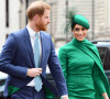 Le couple n'ira pas à Balmoral
Le prince Harry, duc de Sussex, et Meghan Markle, duchesse de Sussex - La famille royale d'Angleterre à son arrivée à la cérémonie du Commonwealth en l'abbaye de Westminster à Londres.