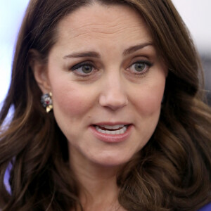 Malgré une "invitation ouverte"
Catherine Kate Middleton (enceinte) duchesse de Cambridge lors du premier forum annuel de la Fondation Royale à Londres le 28 février 2018. 