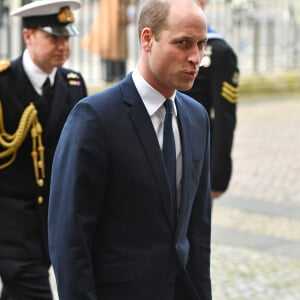 Le prince William, duc de Cambridge - Arrivées de la famille royale d'Angleterre à la messe de "Thanksgiving for the life and work of Sir Donald Gosling" en l'abbaye de Westminster à Londres. Le 11 décembre 2019 