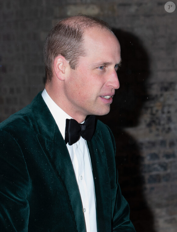 Le prince William, duc de Cambridge assiste à un gala à l'occasion du 50ème anniversaire de Centrepoint, à la Roundhouse de Camden, dans le nord de Londres, le 13 novembre 2019. 