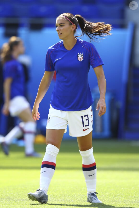 Le couple s'est dit oui en 2015, à l'occasion d'un mariage durant lequel la joueuse a chauffé la piste... 
Alex Morgan (USA) - Finale de la coupe du monde féminine de football, USA vs Pays Bas à Lyon le 7 juillet 2019. Les Etats-Unis ont remporté la finale sur le score de 2 à 0. © Gwendoline Le Goff/Panoramic/Bestimage