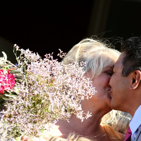 Mariage de Charlotte de Turckheim avec Zaman Hachemi le 31 août 2012
