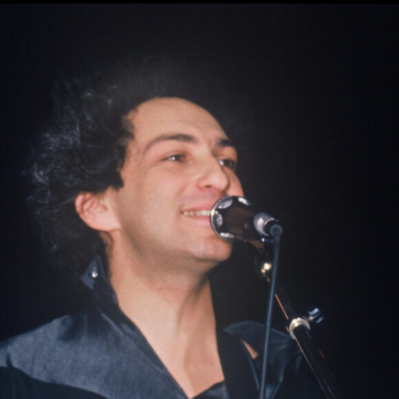 Archives - Michel berger lors de son concert au Zénith de Paris en 1986