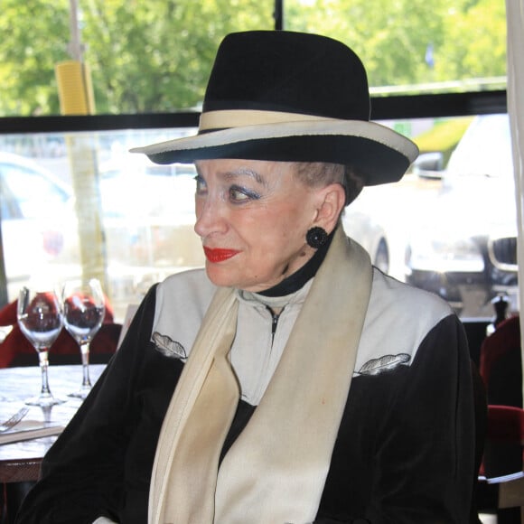 Exclusif - Geneviève de Fontenay - Déjeuner à la brasserie Les Fontaines à Paris. © Baldini / Bestimage