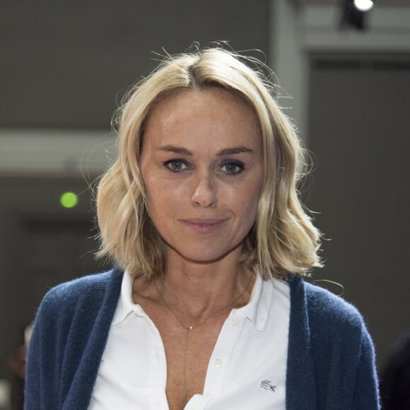 Exclusif - Cécile de Ménibus lors de la 15ème édition du "Challenge Laurette Fugain - Tournoi des Personnalités" au Grand Palais à Paris. Sous le patronage du Ministère de la Santé, le salon d'Honneur du Grand Palais a accueilli l'Association Laurette Fugain pour célébrer son 15ème anniversaire. Une journée exceptionnelle pendant laquelle entreprises, partenaires, bénévoles, personnalités et grand public ont découvert l'ensemble des animations mises en place et ont pu participer au Challenge Laurette Fugain autour de l'Autre Pétanque®. Paris, le 7 octobre 2017. © Gorassini-Perusseau/Bestimage