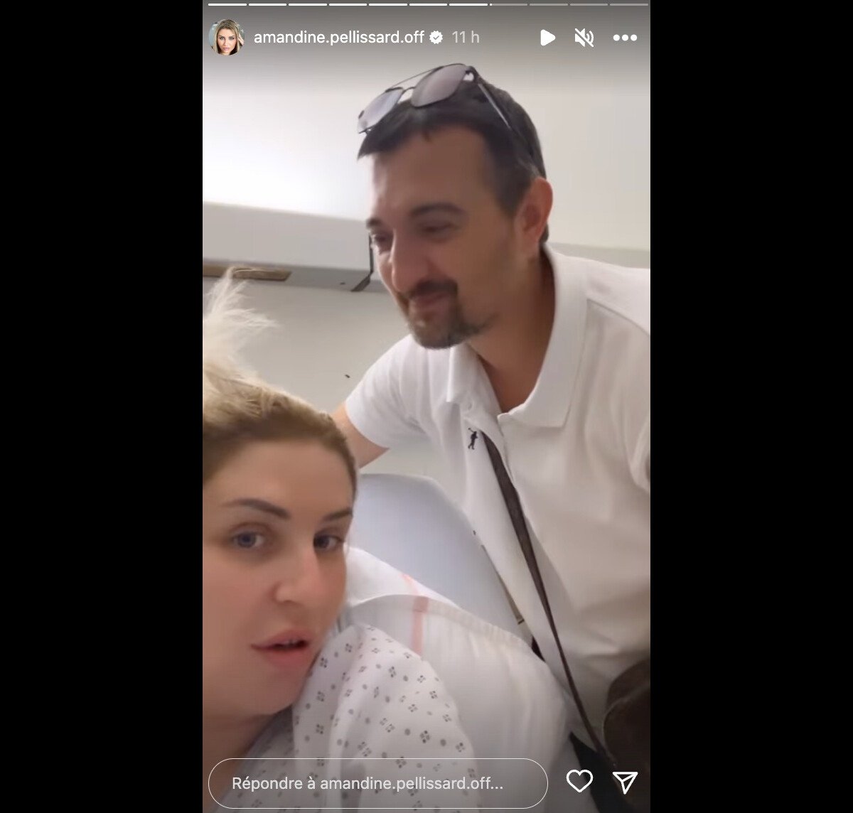 Photo : Amandine Pellissard donne de ses nouvelles à ses fans sur  Instagram. - Purepeople