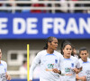 Wendie Renard est la mieux payée des Bleues. Elle émarge à 40 000 euros brut par mois
Wendie Renard - Entrainement de l'équipe de France Feminine à Clairefontaine, le 4 juillet 2023.