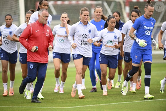 En cas de victoire finale dans la compétition, la somme s'élevera à 244 890 euros !
Amandine Henry - Entrainement de l'équipe de France Feminine à Clairefontaine, le 4 juillet 2023.