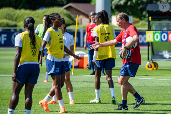 Grace Geyoro - Entrainement de l'équipe de France Feminine à Clairefontaine, le 23 juin 2023.