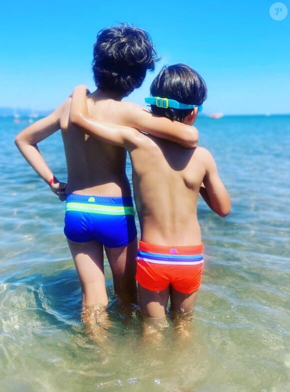 Les enfants de Yasmine Oughlis immortalisés sur Instagram.