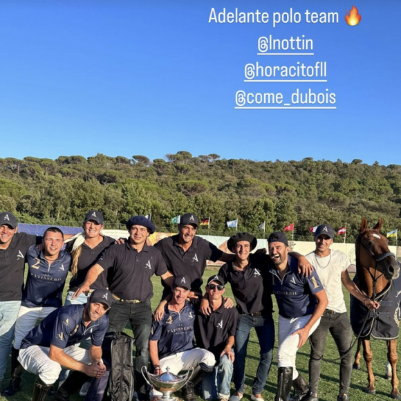 Cyril Lignac remporte une victoire de polo à Saint-Tropez. Instagram