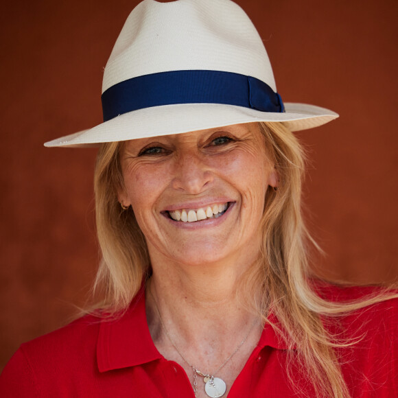 Estelle Lefébure au village lors des Internationaux de France de tennis de Roland Garros 2023, à Paris, France, le 5 juin 2023. © Cyril Moreau/Bestimage 