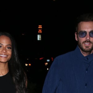 Exclusif - Christina Milian, Matt Pokora - Les célébrités arrivent à la soirée du 34 ème anniversaire d'Umar Kamani, PDG et co-fondateur de la marque de vêtements "Pretty Little Thing", à Los Angeles, le 21 mars 2022. 