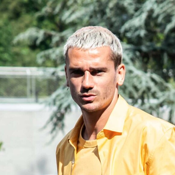 Antoine Griezmann - Les joueurs de l'équipe de France de football arrivent à Clairefontaine pour un entrainement de préparation avant leur prochain match le 16 juin 2023 contre l'équipe de Gibraltar aux Éliminatoires du Championnat d'Europe, le 9 juin 2023.