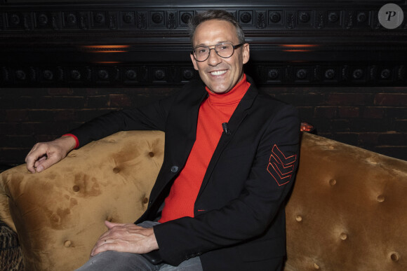 Exclusif - Julien Courbet - Backstage de l'enregistrement de l'émission "On Est En Direct" (OEED), Spéciale 100 ans de la radio, présentée par L.Ruquier, diffusée sur France 2 le 8 mai © Jack Tribeca / Bestimage 