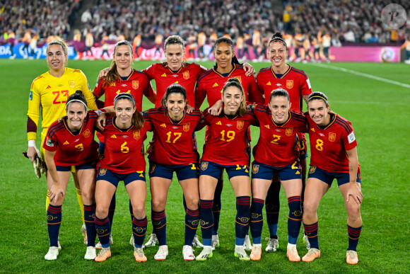 L'Espagne sacrée championne du monde lors de la Coupe du monde féminine en Australie le 20 août 2023. © Kim Price/CSM/ZUMA Press Wire/Bestimage © Keith Mcinnes/Sport Press Photo via ZUMA Press)