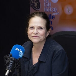 Exclusif - Charlotte Valandrey - Enregistrement de l'émission "CS Cohen" sur Radio J à Paris. Le 12 avril 2022 © Jack Tribeca / Bestimage 
