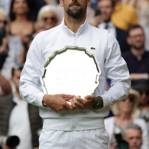 Novak Djokovic sur le tournoi de Wimbledon, le 16 juillet 2023. (Credit Image: © John Patrick Fletcher/Action Plus Sports via Zuma Press/Bestimage)