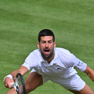 Wimbledon 2023 - Angleterre - Finale simple Messieurs- Victoire de Carlos Alcaraz Espagne contre Novak Djokovic.