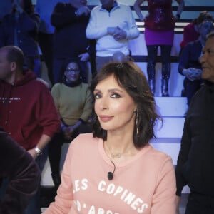 Exclusif - Géraldine Maillet sur le plateau de l'émission Touche pas à mon poste (TPMP) diffusée en direct sur C8 le 13 février 2023. © Jack Tribeca / Bestimage