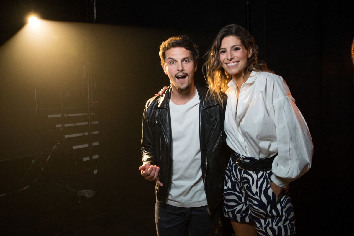 Photo Exclusif Laury Thilleman Et Son Mari Juan Arbelaez Backstage Enregistrement De L