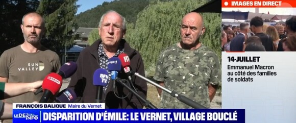 François Balique, maire de la commune du Vernet, a des certitudes sur l'affaire
Capture d'écran BFM TV.