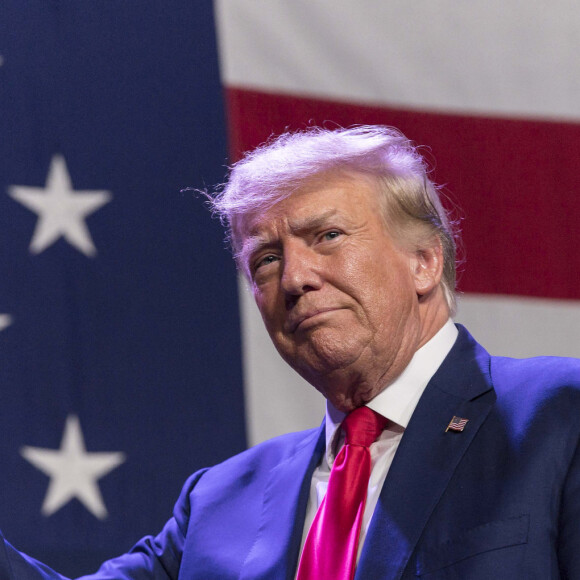 Donald Trump - Congrès républicain de l'Iowa 28 juillet 2023, Des Moines, USA © Brian Cahn/Zuma Press/Bestimage)