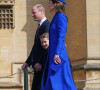 Depuis les révélations sur l'affaire Epstein, le couple refusait de lui parler.
Le prince William, prince de Galles, la princesse Charlotte et Catherine (Kate) Middleton, princesse de Galles - La famille royale du Royaume Uni arrive à la chapelle Saint George pour la messe de Pâques au château de Windsor le 9 avril 2023. 