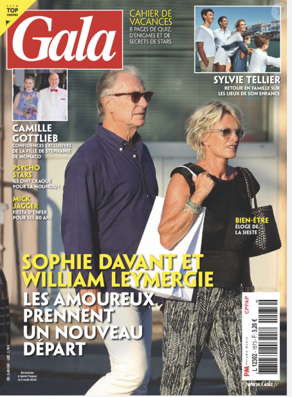 Couverture du magazine Gala publié le jeudi 3 août 2023.