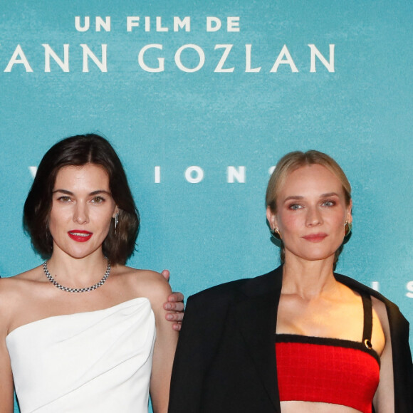 Yann Gozlan (réalisateur), Marta Nieto, Diane Kruger, Mathieu Kassovitz - Avant-première du film "Visions" au cinéma Pathé Wepler à Paris, France, le 29 août 2023. © Christophe Clovis / Bestimage 