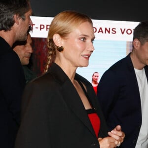 L'actrice a retrouvé pour l'occasion ses partenaires de jeu : Marta Nieto et Mathieu Kassovitz
Diane Kruger, Marta Nieto - Avant-première du film "Visions" au cinéma Pathé Wepler à Paris, France, le 29 août 2023. © Christophe Clovis / Bestimage 