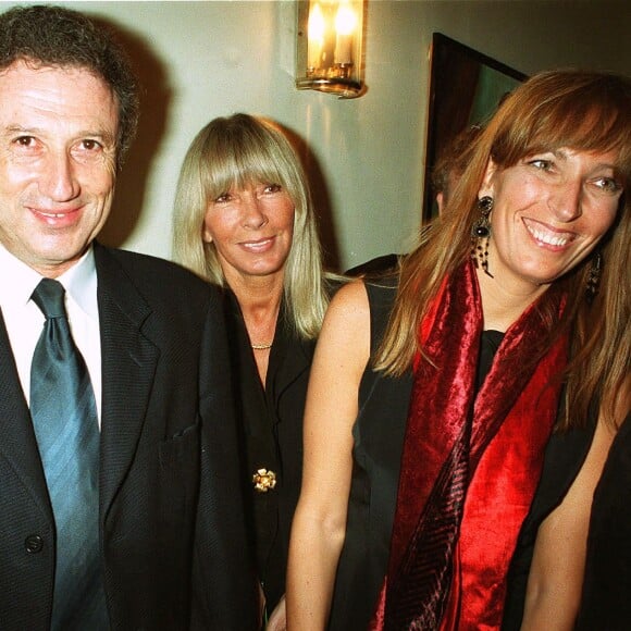 Michel Drucker et sa belle-fille Stéfanie Jarre et Dany Saval 