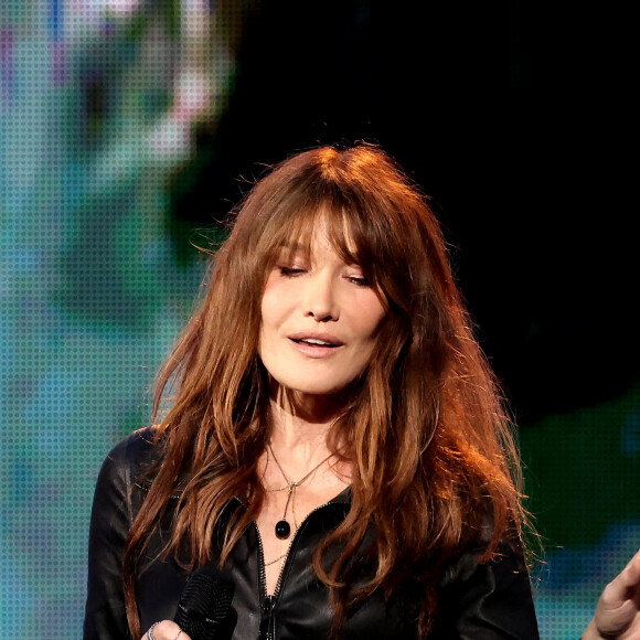 Exclusif - Carla Bruni-Sarkozy - Enregistrement de l'émission "Avec Florent, tout le monde ELA" à La Seine Musicale à Paris, diffusée le 1er septembre à 21h10 sur TF1 © Cyril Moreau-Dominique Jacovides / Bestimage 