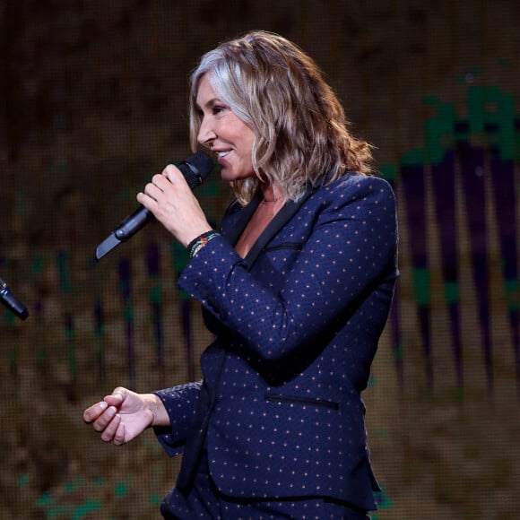 Exclusif - Florent Pagny et Zazie - Enregistrement de l'émission "Avec Florent, tout le monde ELA" à La Seine Musicale à Paris, diffusée le 1er septembre à 21h10 sur TF1 © Cyril Moreau-Dominique Jacovides / Bestimage 