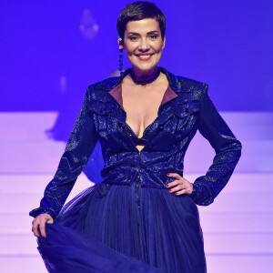 Cristina Cordula - Défilé de mode Haute-Couture printemps-été 2020 "Jean Paul Gaultier" à Paris. Le 22 janvier 2020 