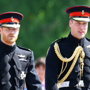 Le prince Harry, duc de Sussex, le prince William, duc de Cambridge en 2018