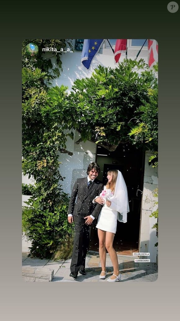 Le fils d'Antoine de Caunes s'est marié
Mariage de Louis de Caunes et Fallon, Instagram.