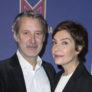 Exclusif - Antoine de Caunes et sa femme Daphné Roulier - Photocall du dîner de gala Séries Mania à l'hôtel Salomon de Rothschild à Paris, France, le 30 janvier 2019. © Olivier Borde/Bestimage 