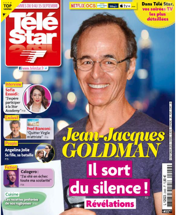 Couverture du magazine "Télé Star" paru ce lundi 4 septembre 2023.