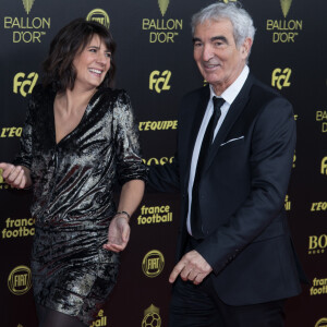 Raymond Domenech et sa femme Estelle Denis - Cérémonie du Ballon d'Or 2019 à Paris le 2 décembre 2019. © Jeremy Melloul/Bestimage