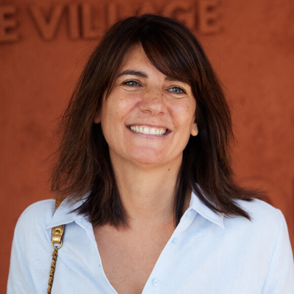 Estelle Denis au village lors des Internationaux de France de tennis de Roland Garros 2023, à Paris, France, le 4 juin 2023. © Cyril Moreau/Bestimage 