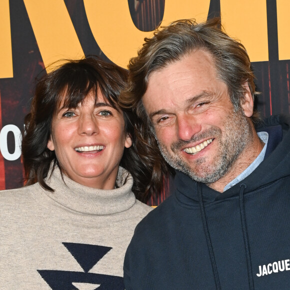 Estelle Denis et son compagnon Marc Thiercelin - Avant-première du film "Mon héroïne" au cinéma UGC Normandie à Paris le 12 décembre 2022. © Coadic Guirec/Bestimage