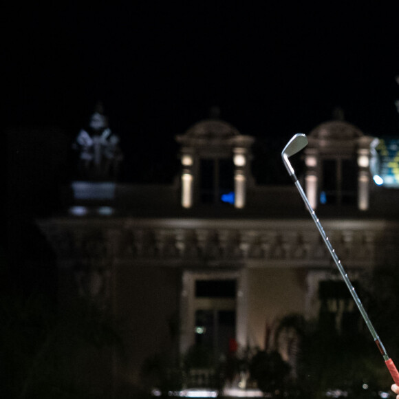 Victoria Silvstedt - 19e trou de golf de la Princess of Monaco Cup 2023 dans les Jardins des Boulingrins à Monaco, le 6 septembre 2023. © Olivier Huitel / Pool / Bestimage