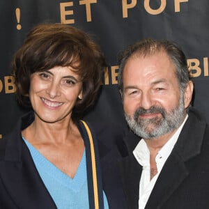 Denis Olivennes et sa compagne Inès de la Fressange - Générale du nouveau spectacle "Muriel Robin et Pof !" au Palais des Sports à Paris le 3 octobre 2019. © Coadic Guirec/Bestimage