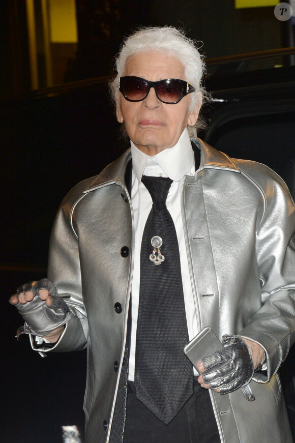 Karl Lagerfeld - Arrivée des people au British Fashion Awards 2015 à Londres, le 23 novembre 2015 