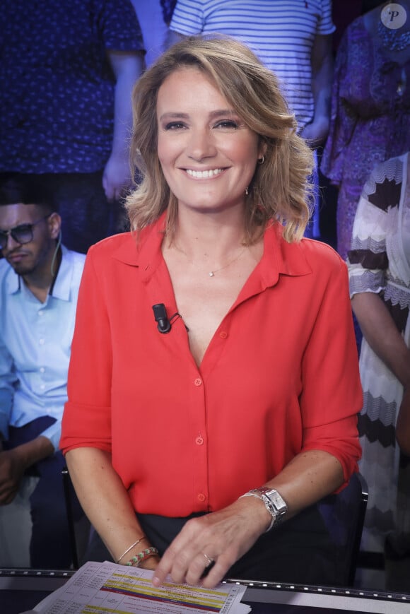 Exclusif - Pascale De La Tour Du Pin - Sur le plateau de l'émission TPMP (Touche Pas à Mon Poste) présentée en direct par C.Hanouna et diffusée sur C8 - Paris le 04/09/2023 - © Jack Tribeca / Bestimage 