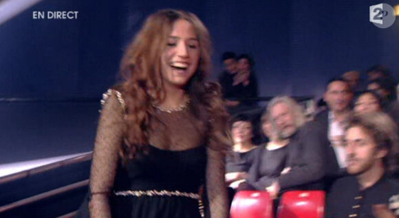 Deuxième award pour Izia Higelin, la Victoire de la Révélation scène.